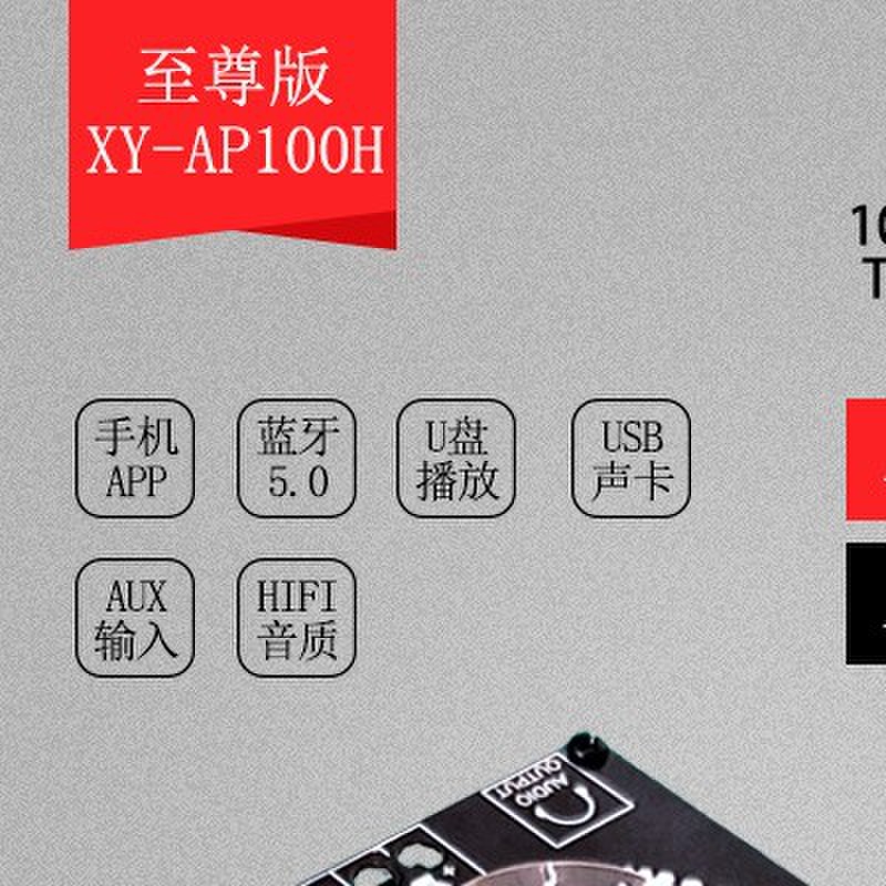 XY-AP100H 100W HIFI级立体声蓝牙数字功放板模块TPA3116 欣易