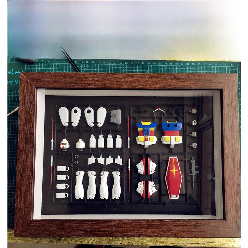 三维框架中空定制加厚标本框架DIY纸框架模型昆虫手机框架