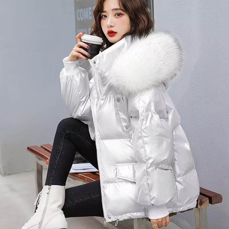 好货羽绒服女短款冬季新款韩版加厚显瘦时尚百搭大毛领保暖洋气鸭