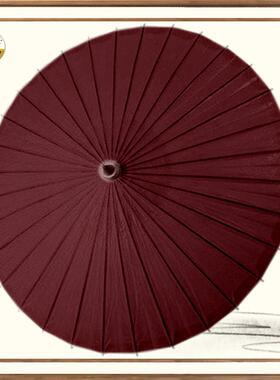 古风油纸伞伞纯白色绿色防雨防晒实用古装汉服cos旗袍走秀摄影