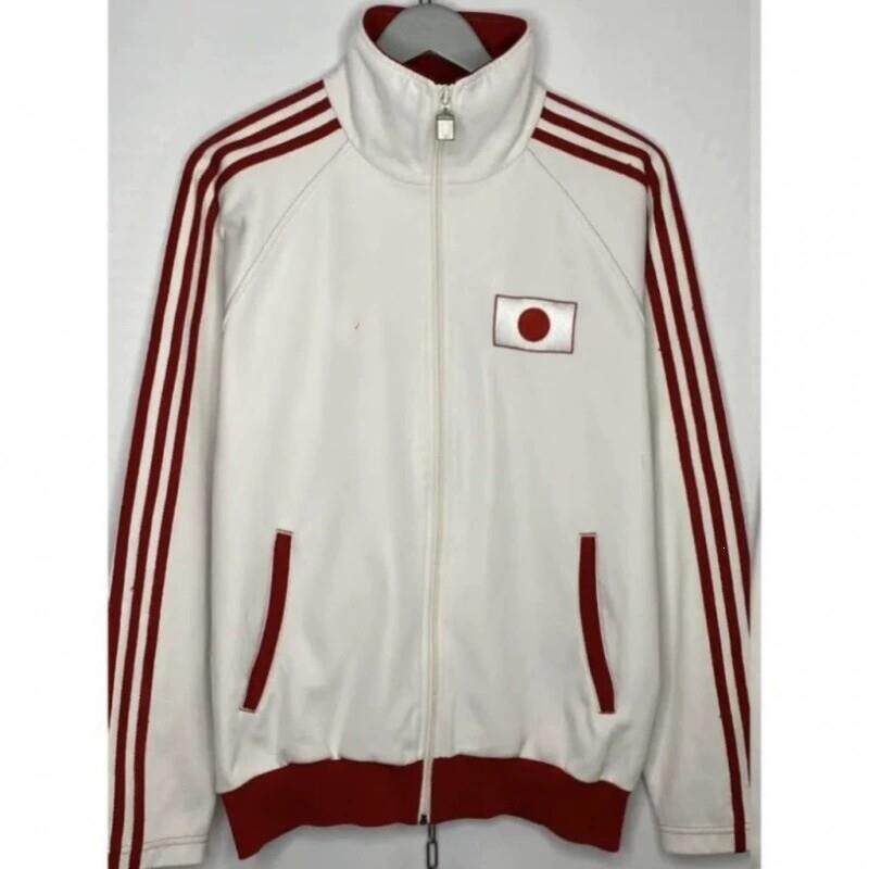 好货跨境日系复古vintage运动休闲开衫立领宽松拉链卫衣外套休闲
