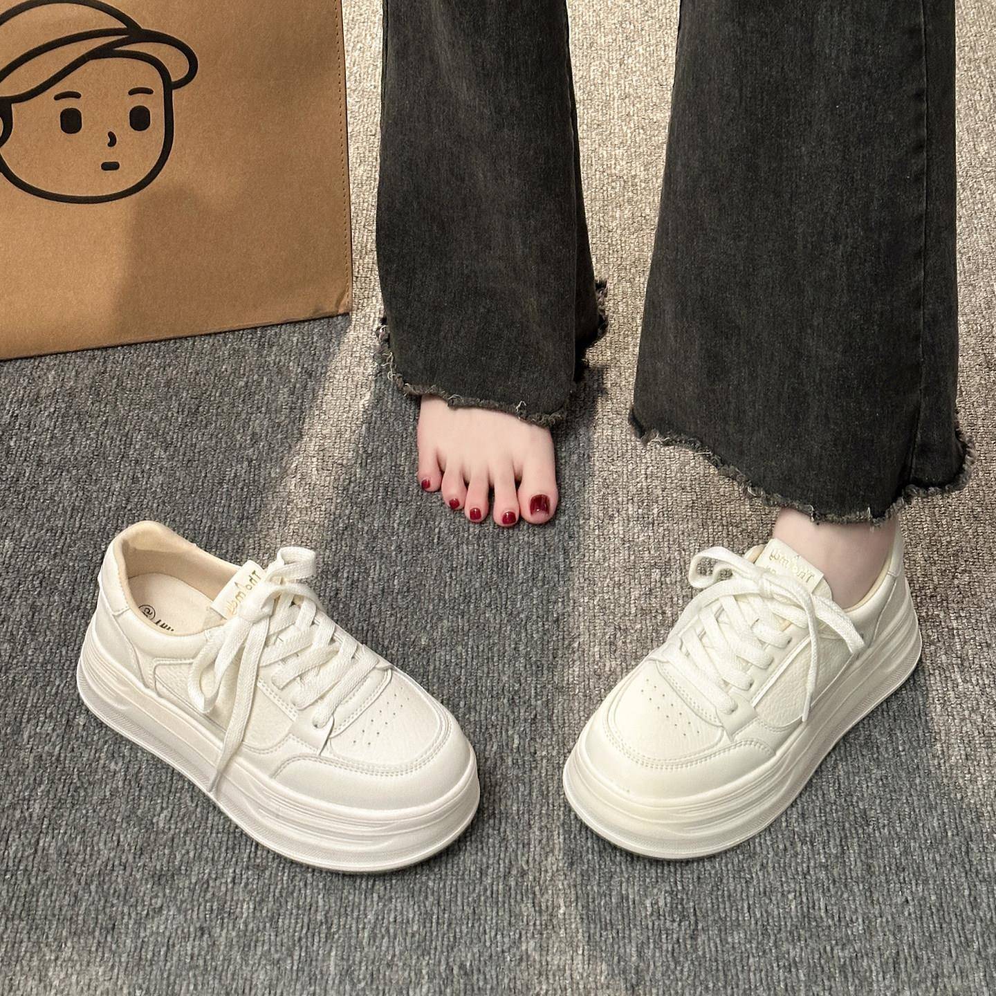 好货结婚鞋女粗跟秀禾服婚纱2026年新款小众红色新娘鞋孕妇不累脚