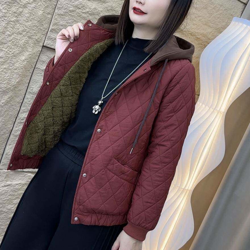 好货中老年棉袄女冬季妈妈棉服2026新款加绒加厚棉衣短款洋气冬装