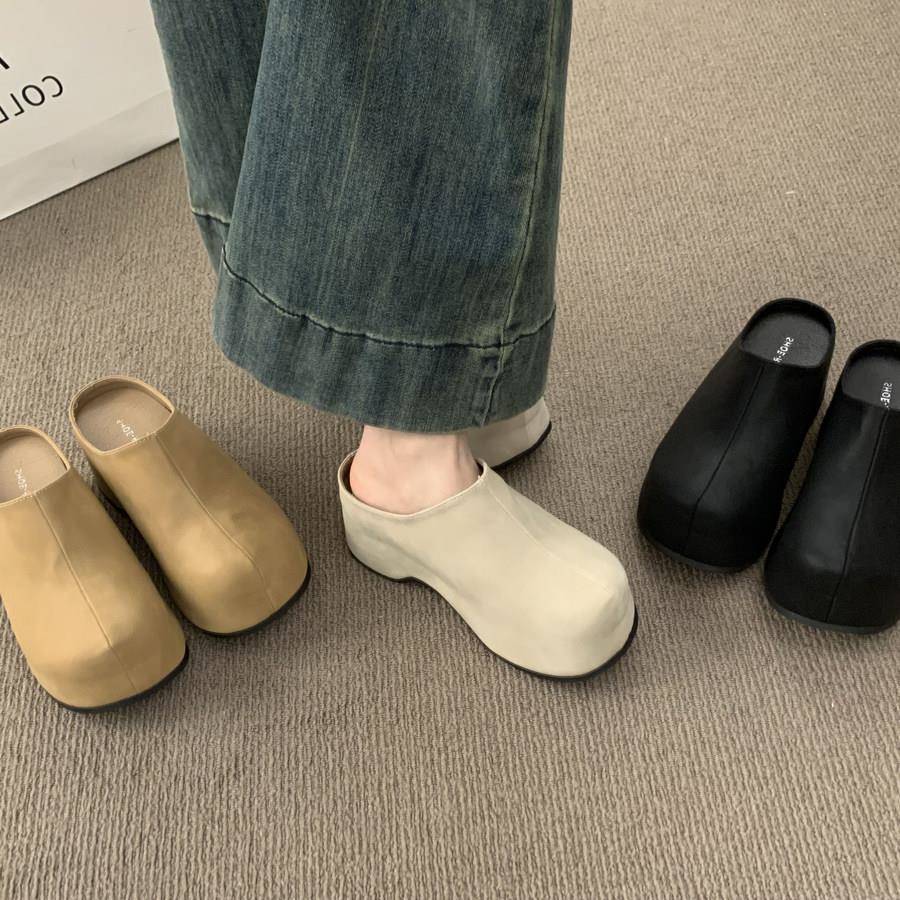 好货蝴蝶结黑色单鞋女平底鞋2026新款软底百搭鞋子四季瓢鞋一脚蹬
