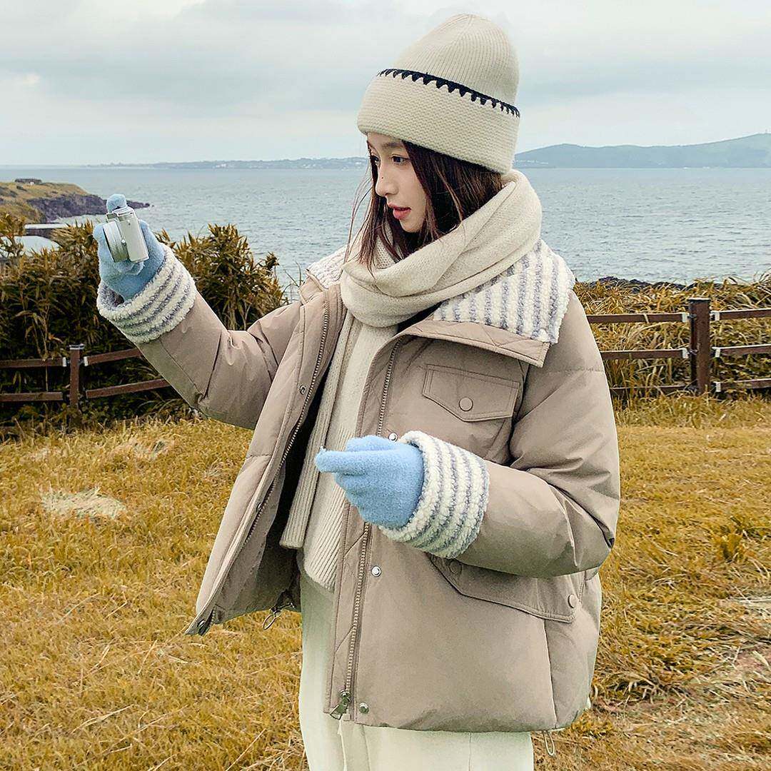 好货韩版甜美减龄洋气高级感棉衣外套2026年冬季新款时尚chic百搭