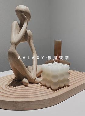 新品现代简约ins样板房摆