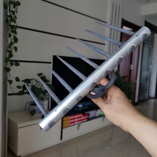 农用全钢耙子八齿焊接耙子纯手工锻造钢齿松土平整土X地种地种菜