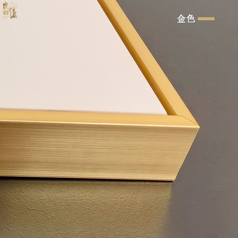 免装裱空白油画框带画布丙烯肌理现代简约装饰画来图定制打印图片