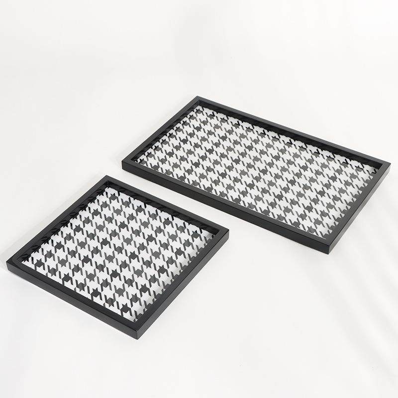 梵茜家居现代轻奢家居长方形桌面收纳托盘样板房软装装饰摆件,特色手工艺,其他特色工艺品,淘宝优惠券,粉丝福利购,淘宝优惠卷