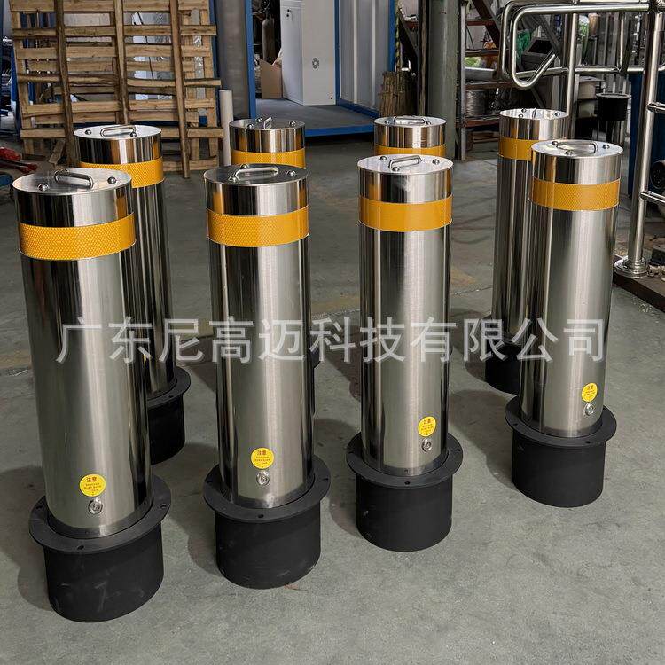 固定式升降车阻桩手提移动拆卸功能304不锈钢活动警示柱自动路桩