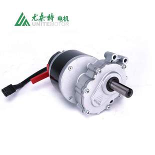 MY1016Z尤奈特輪椅車電機二級減速有刷低速永磁直流電動機250W24V