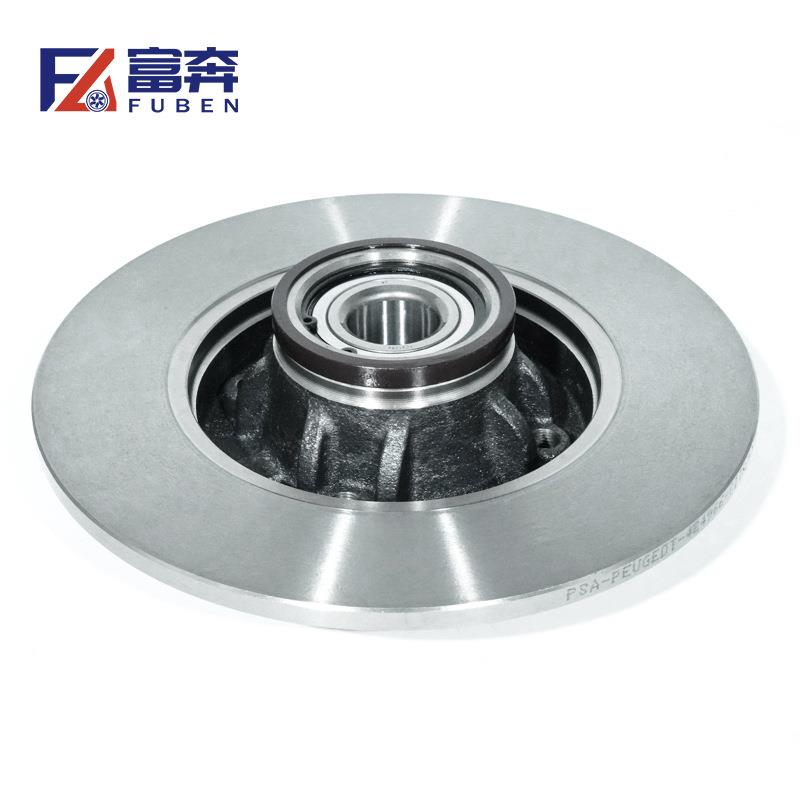 424966适配标志雪铁龙308C4制动盘轮毂总成刹车盘总成