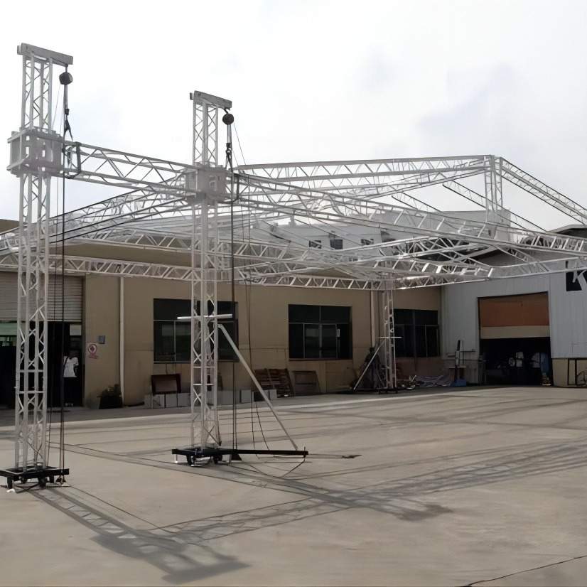 桁架舞台灯光架舞台背景truss架 太空龙门架音响架 会展专用航架