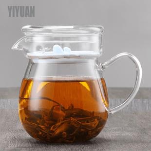 一园茶具牛巴壶大容量加厚耐热玻璃冲茶壶茶水分离飘逸杯家用泡茶