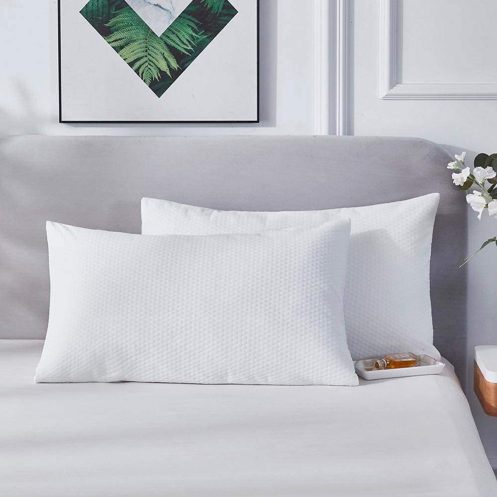 zt014 防水透气亲肤空气层全涤针织布简约百搭耐洗床上枕套件套