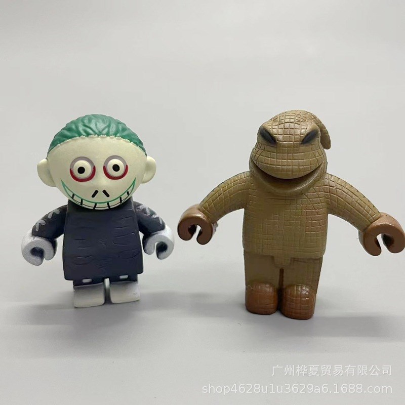 出口热销 7款圣诞夜惊魂7款 杰克骷髅头南瓜头 车载桌面小摆件