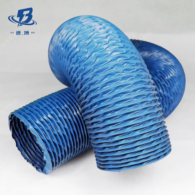 尼龙布风管伸缩风管工业机械设备通风新风排烟换气排尘软管