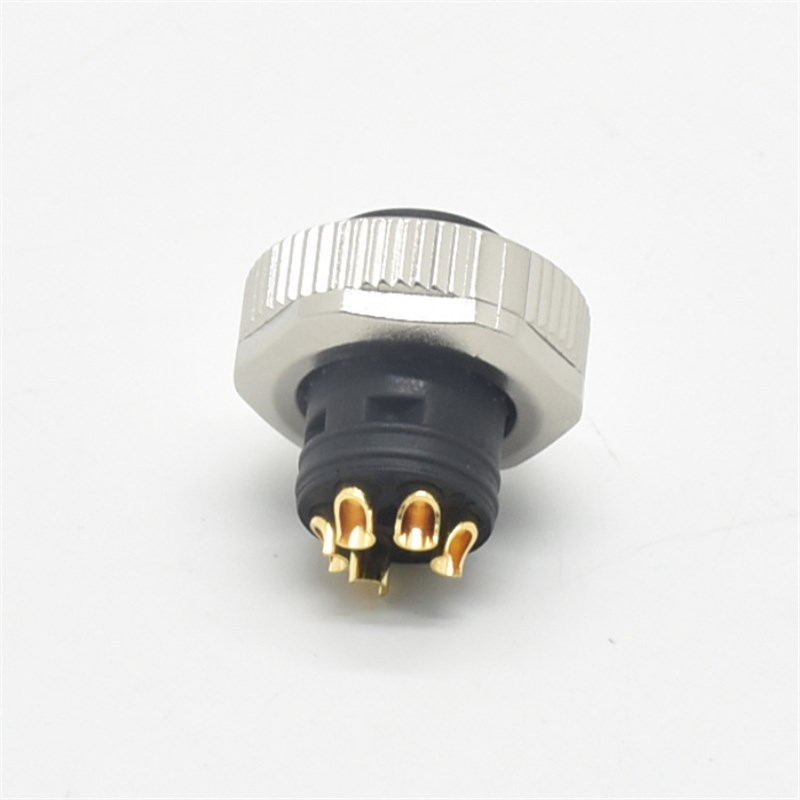 5芯NMEA2000防水航空插头线缆接头7 / 8-16UN 5PIN公母成型连接器