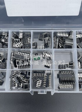 XL IC芯片分类150个套盒运算放大器振荡器 PC817 NE555 LM358 324