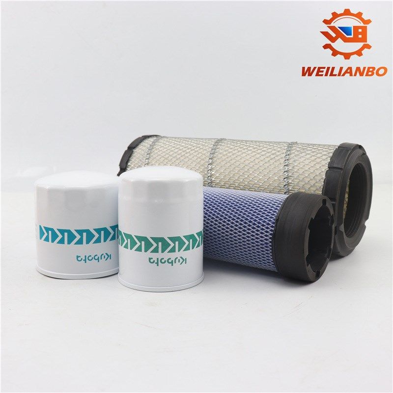 徐工挖土机XE75D 75DA久保田机油柴油空气滤芯油水分离器纸柴配件