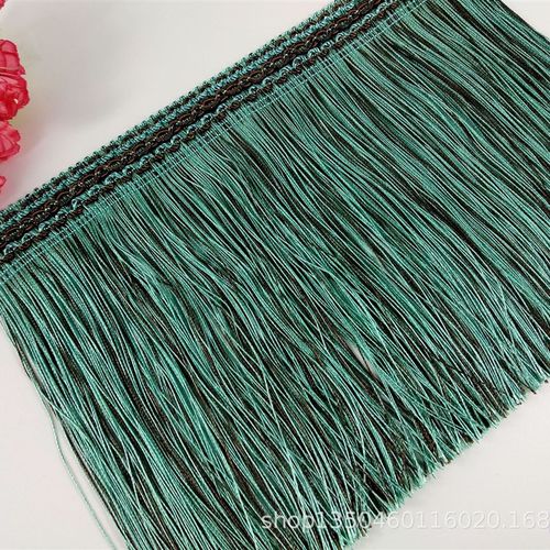 窗帘花边20公分龙须 配件辅料 8字龙须 流苏穗子家纺装饰拉直沙发