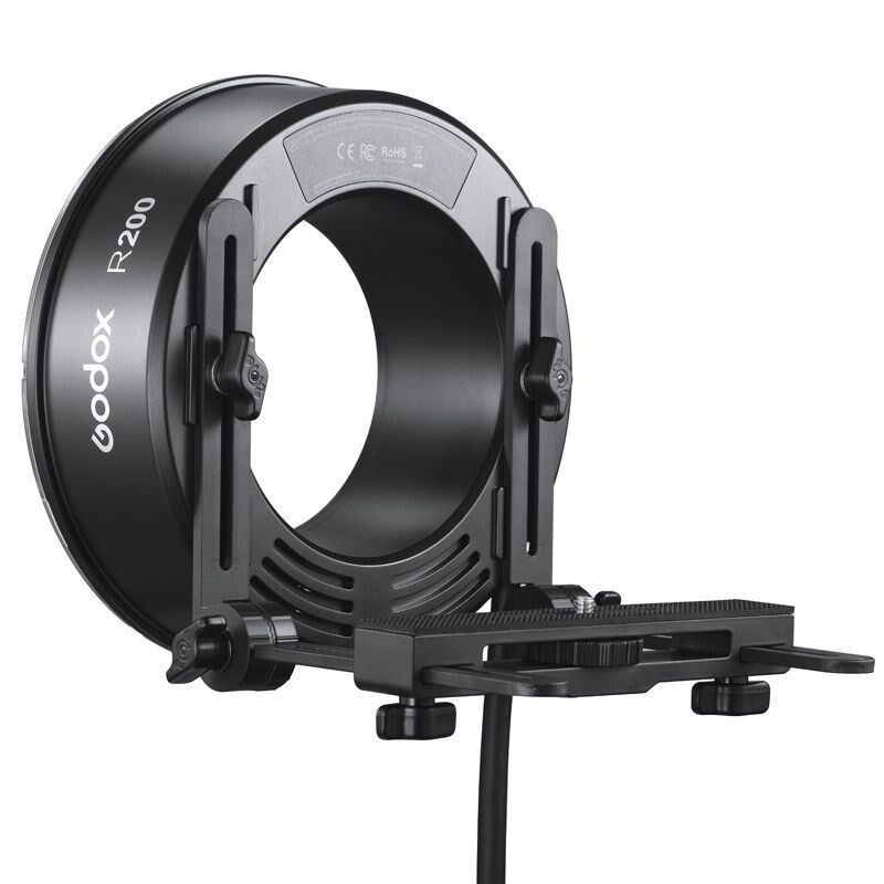 神牛R200环形闪光灯头AD200/AD200Pro外拍灯200Ws分体式TTL微距