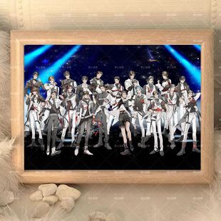 188男团周边相框水千丞小说李玉简隋英邵群宋居寒立式摆台送朋友