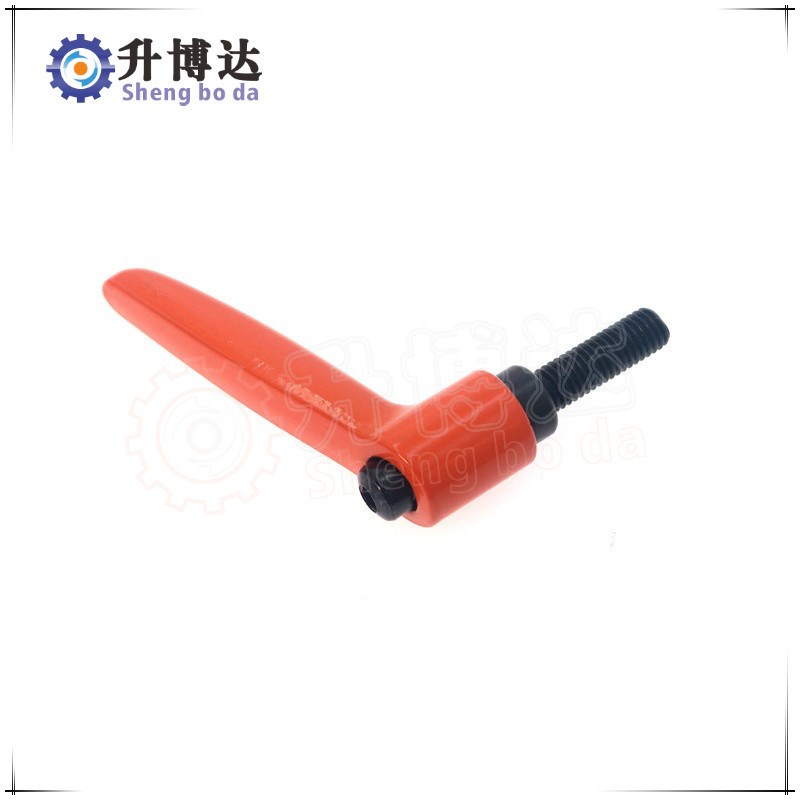 紧定可调位直杆形锌合金实心手柄万向调节旋转自锁手拧螺丝M4-M12