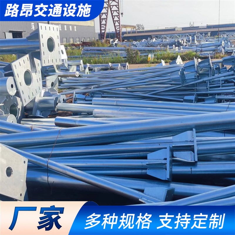 立柱标志杆双柱式交通标志杆路标牌双立柱标志杆交通标志杆