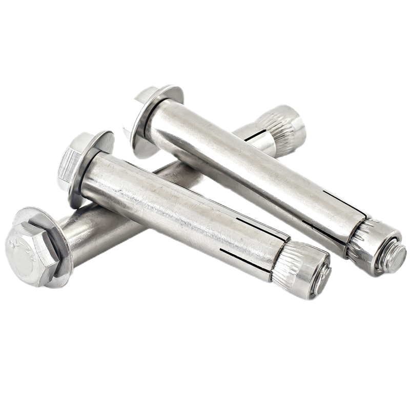 304/201不锈钢内置式膨胀螺丝外六角内膨胀螺栓内爆拉爆6M8M10M12