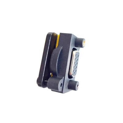 D型VGA母对母DB直通转接机柜86面板免焊插头锁定插座连接模块