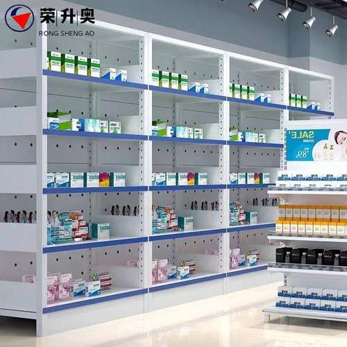 医院药房西药架诊所配药西药柜处置台门诊摆药架单双面抽拉药品架