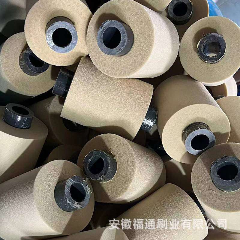 吸水吸油海绵辊PP耐磨海绵滚筒玻璃清洗机涂油PP海绵轮