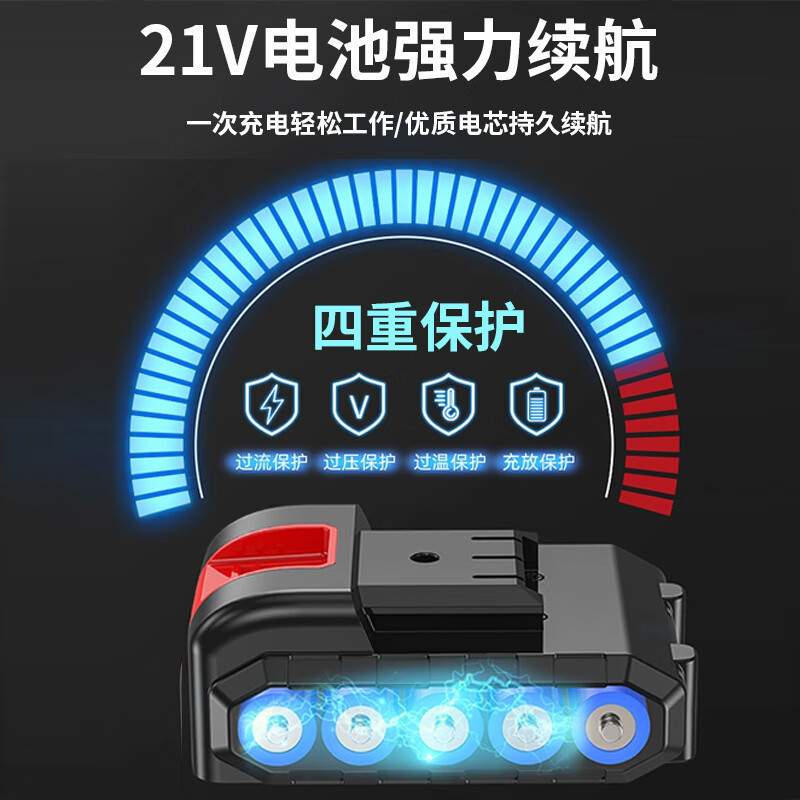 卡夫威尔电动玻璃胶枪美缝打胶枪结构胶神器充电式手持式 电动打