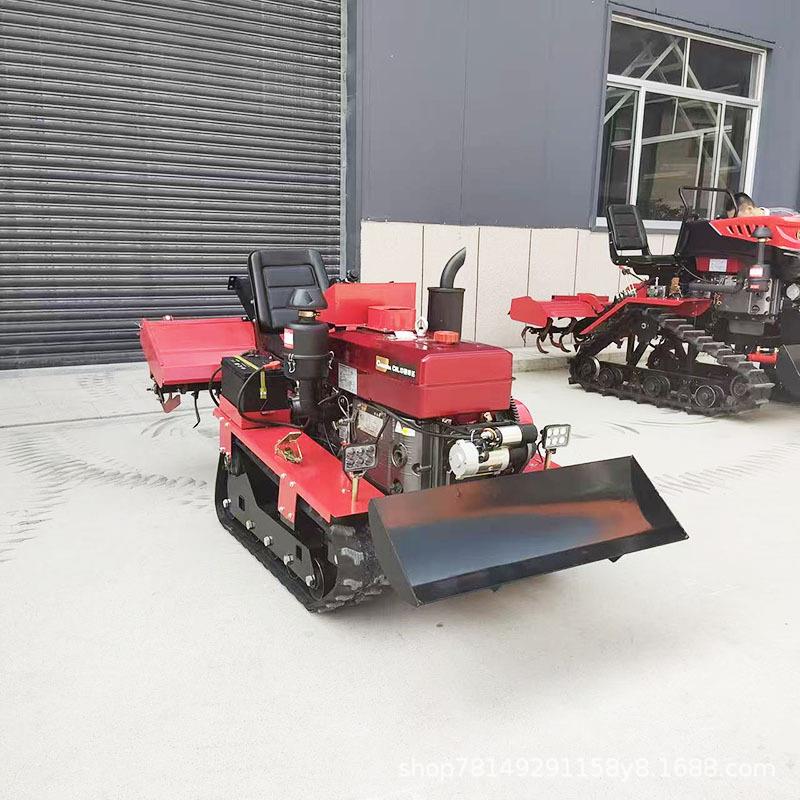 18马力乘坐式履带拖拉机25马力履带式旋耕机水旱两用果园管理机