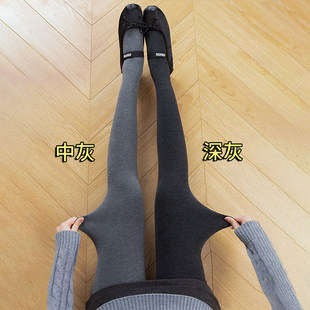 牴达一楼灰色裤袜小羊绒显瘦秋冬保暖薄绒加厚黑色外穿内搭裤袜