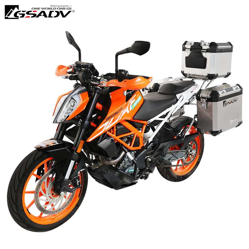 GSADV适用于KTM390/250duke尾箱边箱三箱护杠保险杠改装铝合金架
