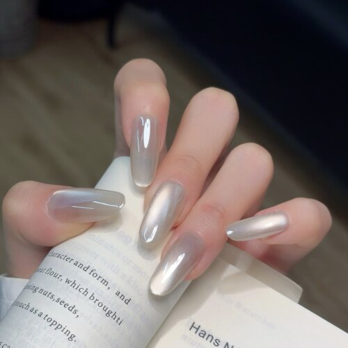 COLORHER澳白银灰猫眼穿戴甲