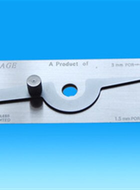 不锈钢咬边尺 公制/公英制 V-Wac Weld Gauge