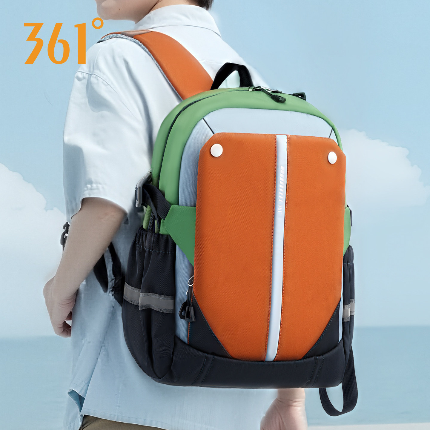 361°户外儿童出游小背包男孩外出旅游轻便书包小学生双肩包超轻