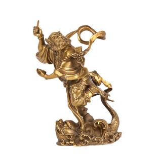 杨铜记魁星踢斗摆件工艺品钟馗居家店铺装饰品铜魁星