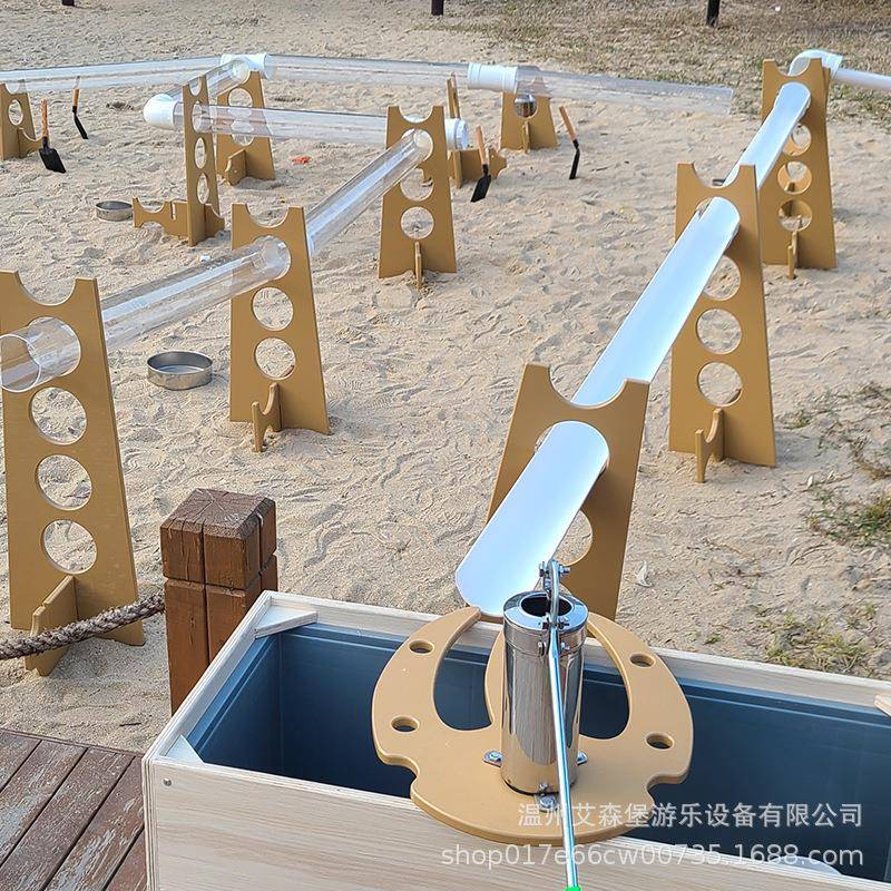 幼儿园户外沙水游戏组合安吉游戏箱水管积木支架玩具沙池沙坑区角