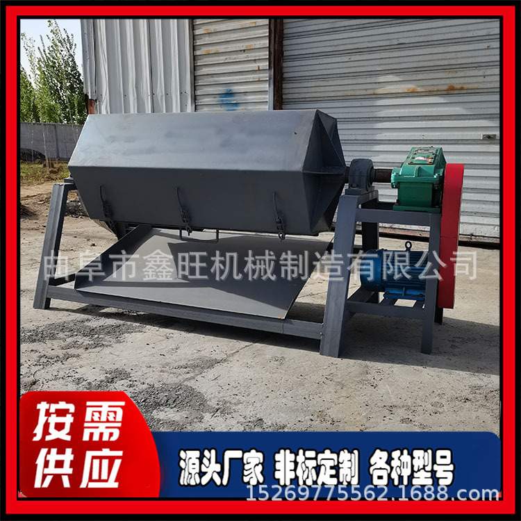 钢件去油锈干磨机 火烧铁大型研磨机 旧零件翻新六角滚筒抛光机