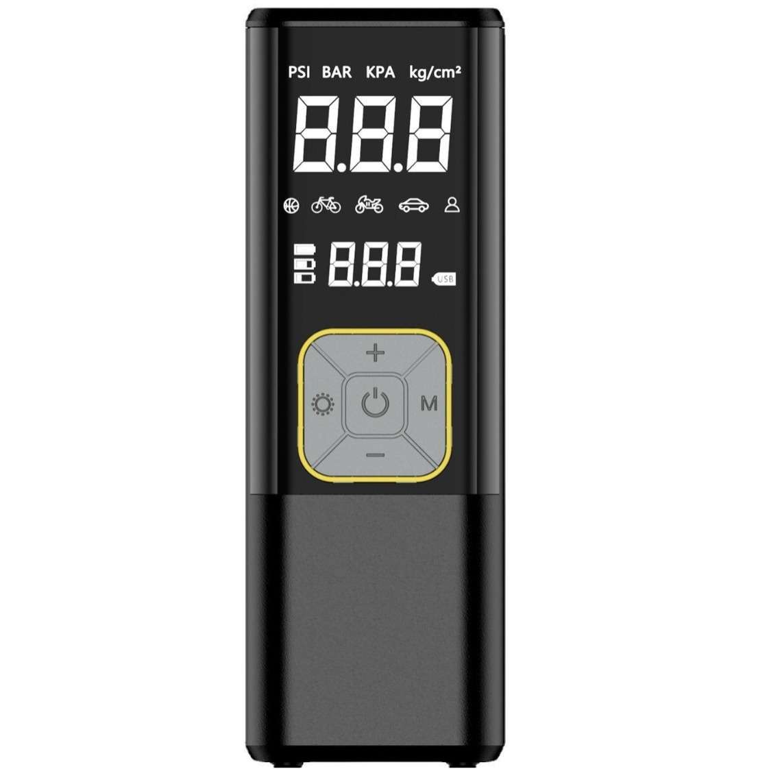 车载充气泵迷你便携式电动汽车冲气泵车用小型无线数显轮胎打气泵