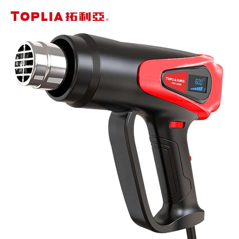 拓利亚 数显调温热风枪2000W工业热缩膜塑料焊枪EH03-2000B