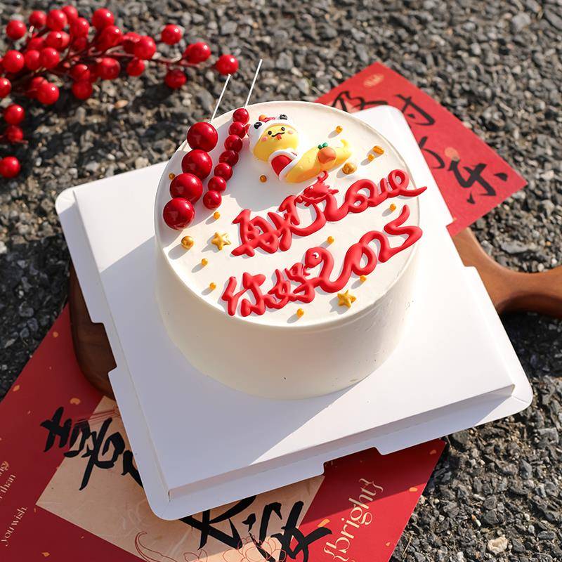 再见2025你好2025蛋糕装饰软胶醒蛇年摆件新年跨年糖葫芦烘焙插件