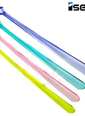日本进口ISETO正品鞋拔 塑料超长鞋拔子鞋抽 提鞋器穿鞋器 鞋溜子