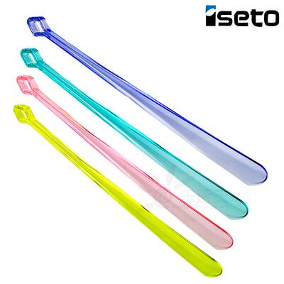 日本进口ISETO正品鞋拔 塑料超长鞋拔子鞋抽 提鞋器穿鞋器 鞋溜子