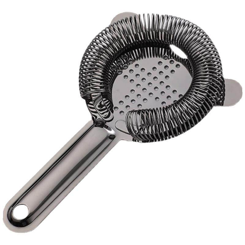 专业不锈钢调酒滤冰器 鸡尾酒隔冰器 过滤隔冰漏网器搅拌杯用酒吧