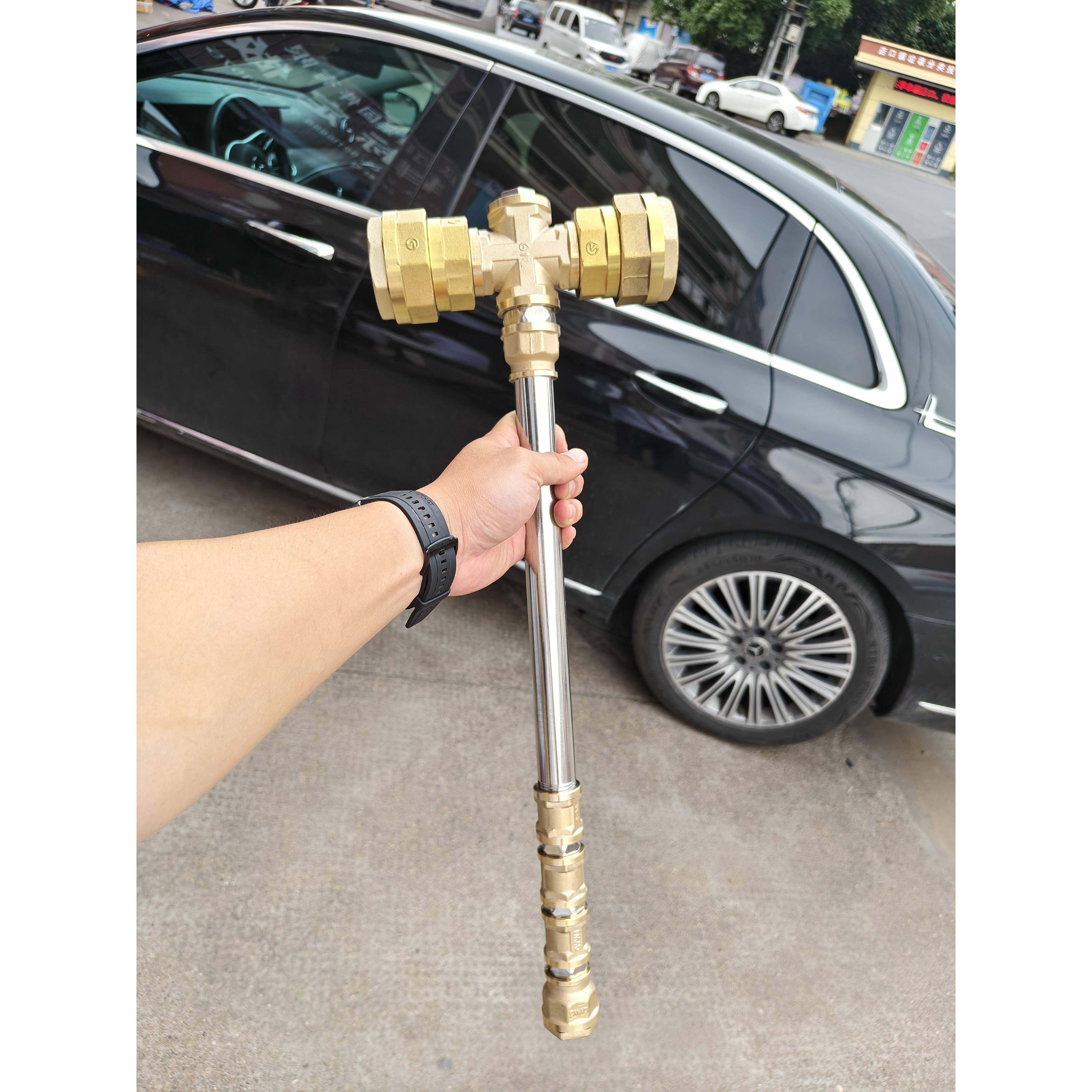 五金昊天锤雷神之锤五金版diy摆件圣锤网红爆款八棱亮银锤金箍棒,家居饰品,桌面摆件,淘宝优惠券,粉丝福利购,淘宝优惠卷